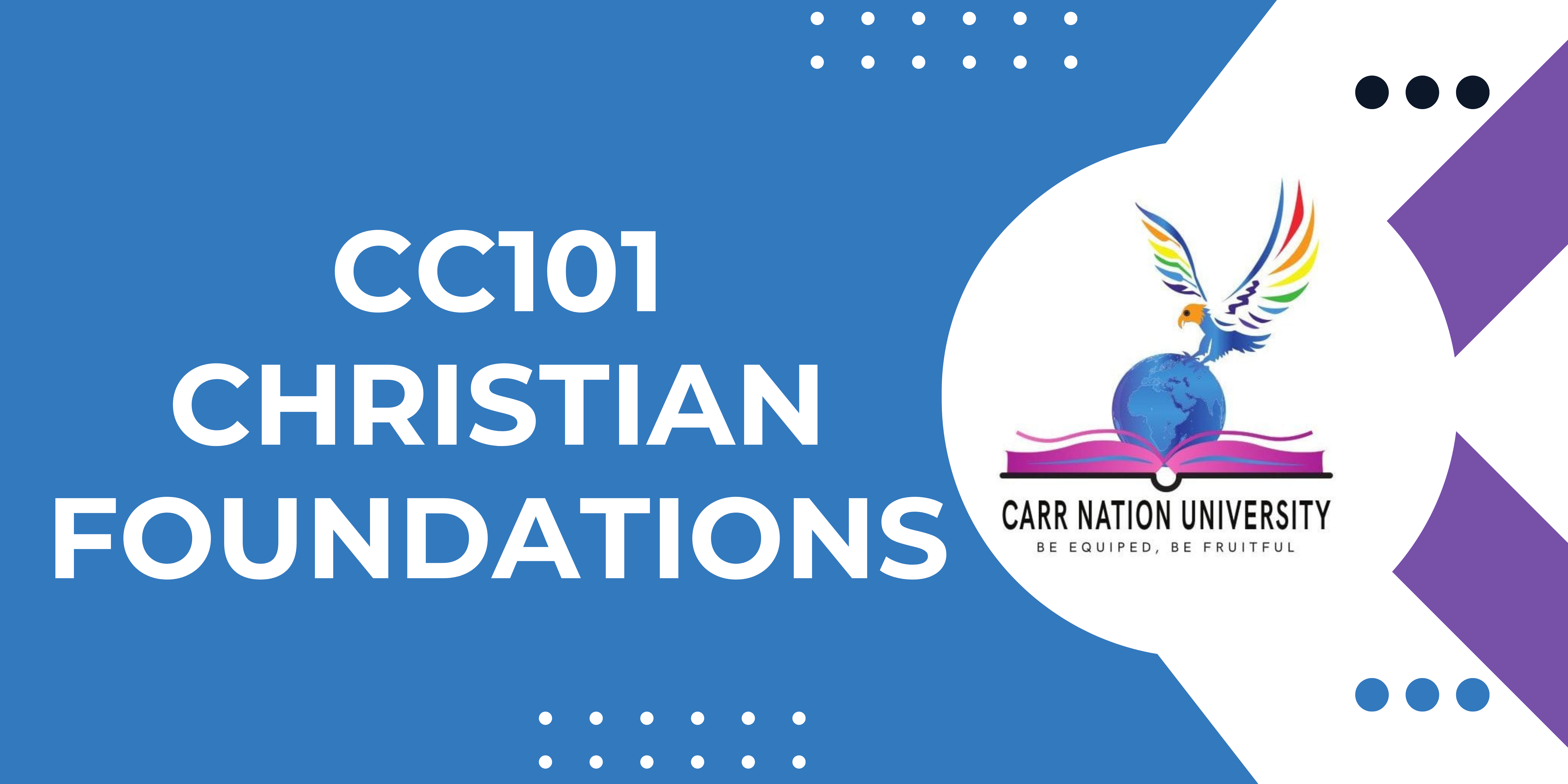 CC101 Christian Foundations Workbook