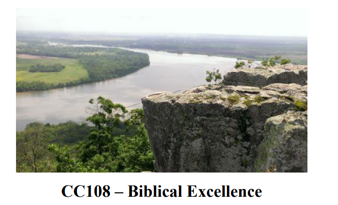 CC108 BIBLICAL EXCELLENCE 